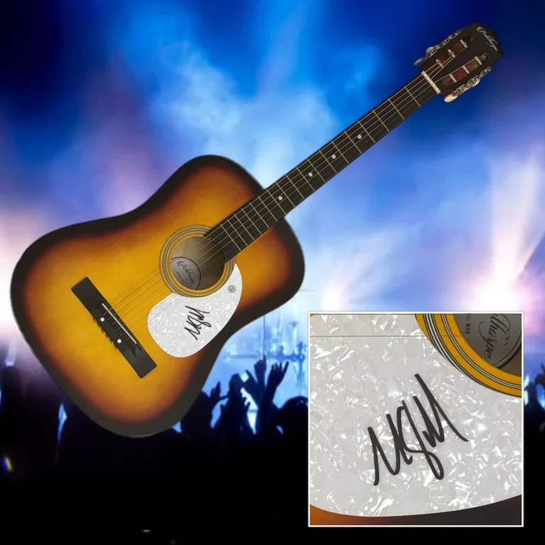 GFA  Everywhere but On Country Star  * MATT STELL *  Signed Acoustic Guitar  COA