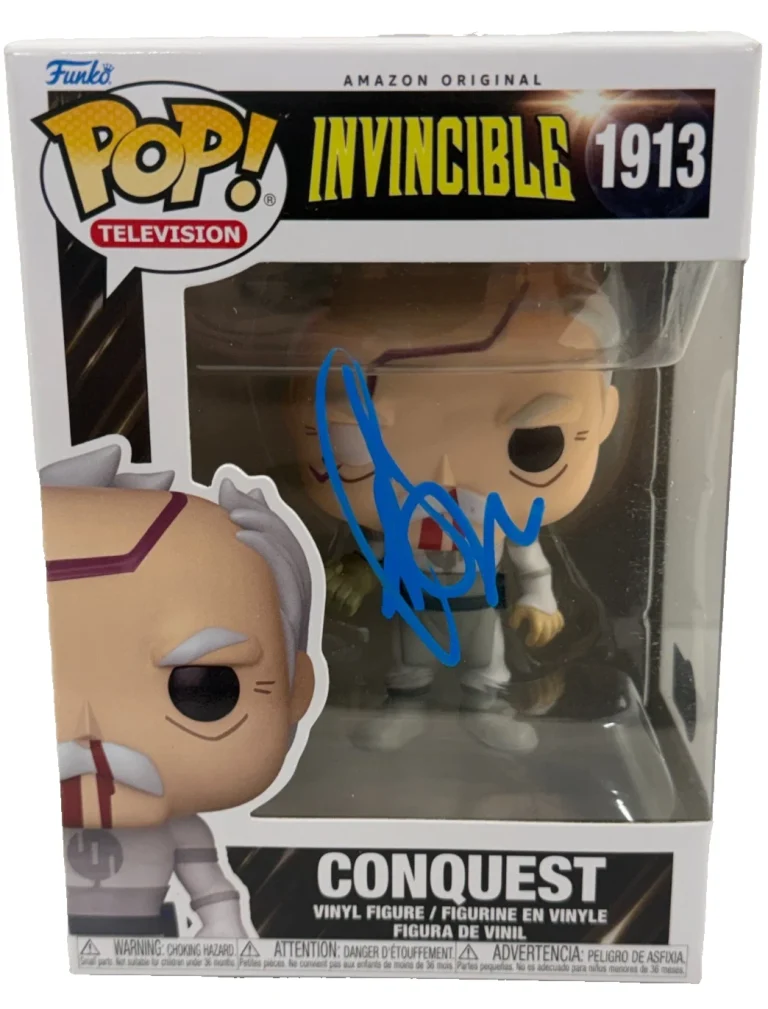 Jeffrey Dean Morgan Signed Conquest Funko Invincible Authentic Autograph Beckett
