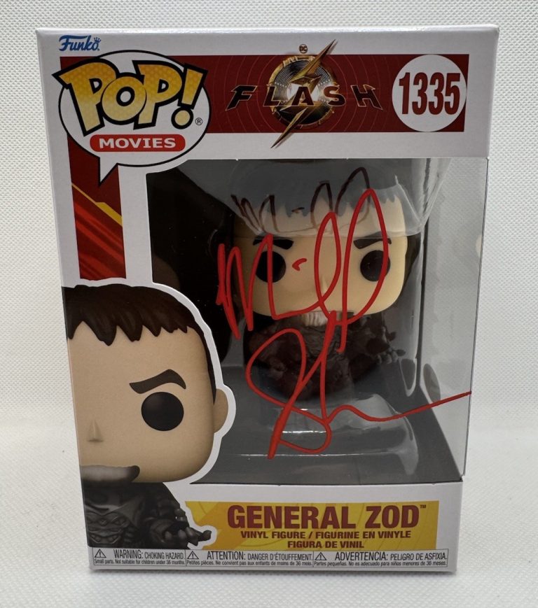 Michael Shannon Signed General Zod Funko Pop # 1335 Superman Flash JSA Autograph