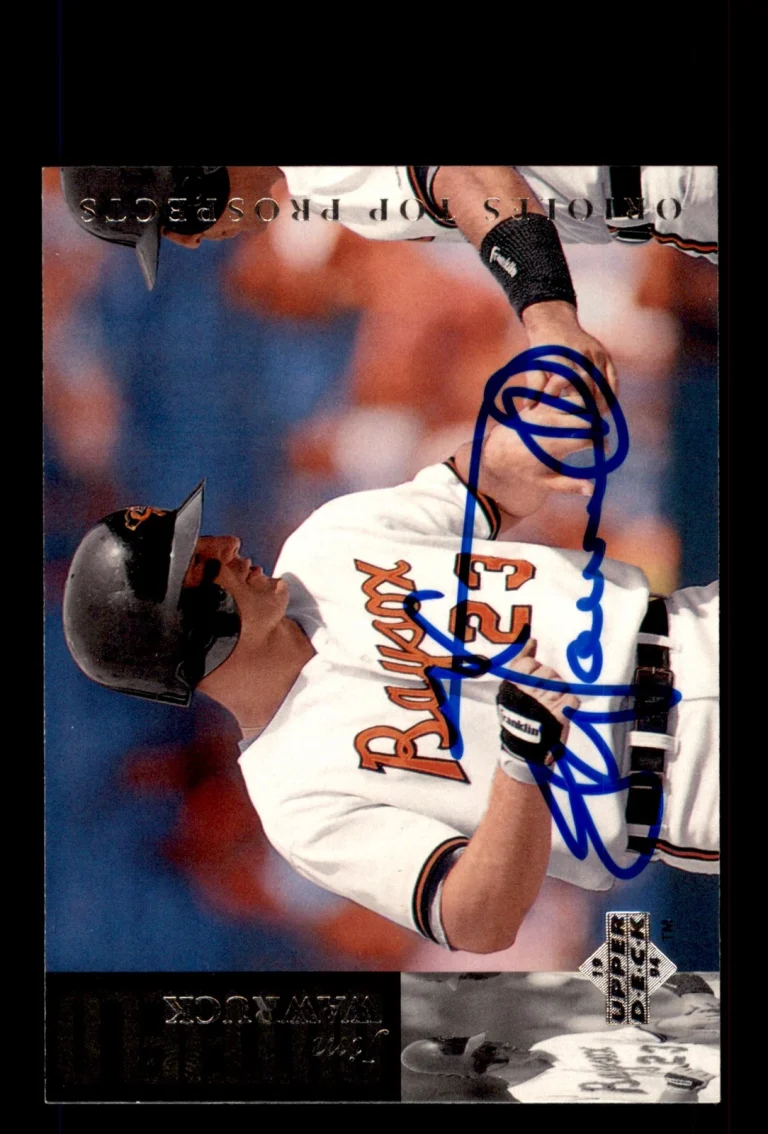 Signed Baseball Card Auto Jim Wawruck 1994 Upper Deck Minor League #72