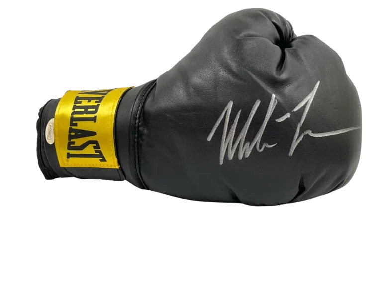 MIKE TYSON SIGNED EVERLAST BOXING GLOVE AUTHENTIC AUTOGRAPH JSA WITNESS COA 12