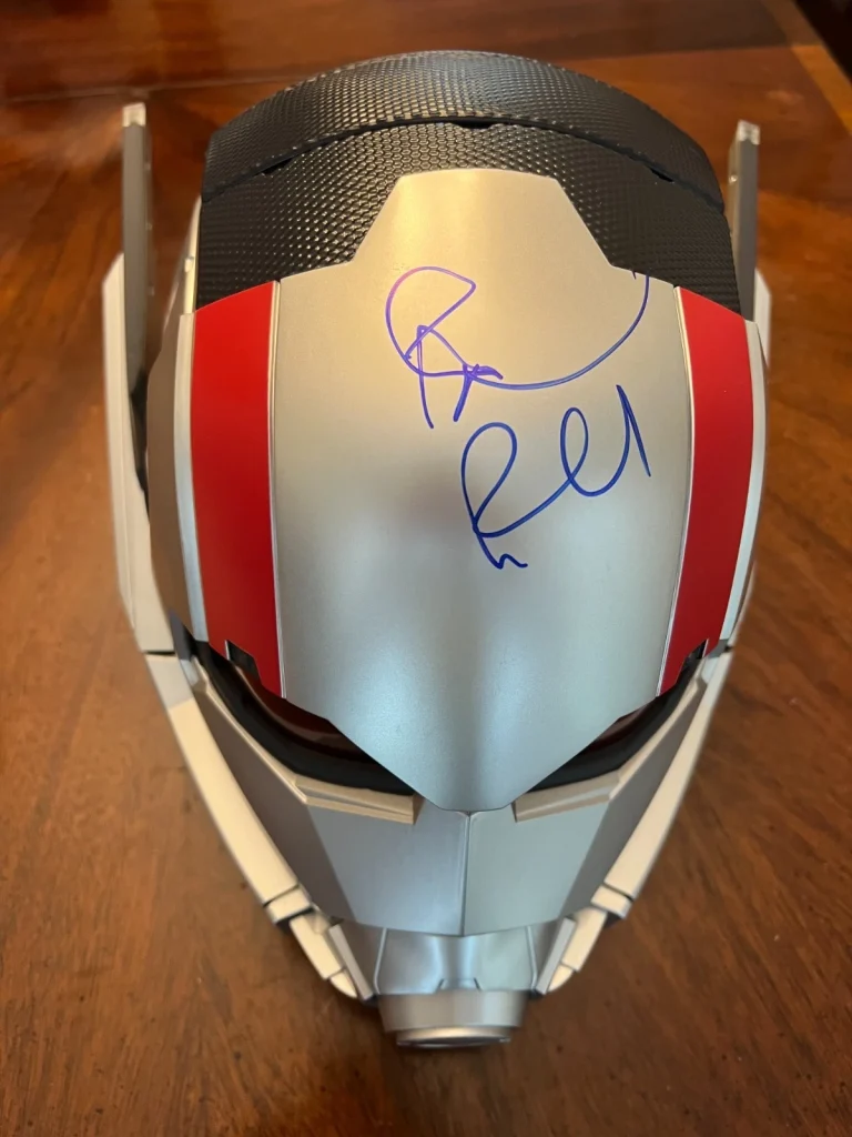 ANTMAN PAUL RUDD SIGNED HELMET FULL SIZE AUTHENTIC HASBRO AUTO JSA COA