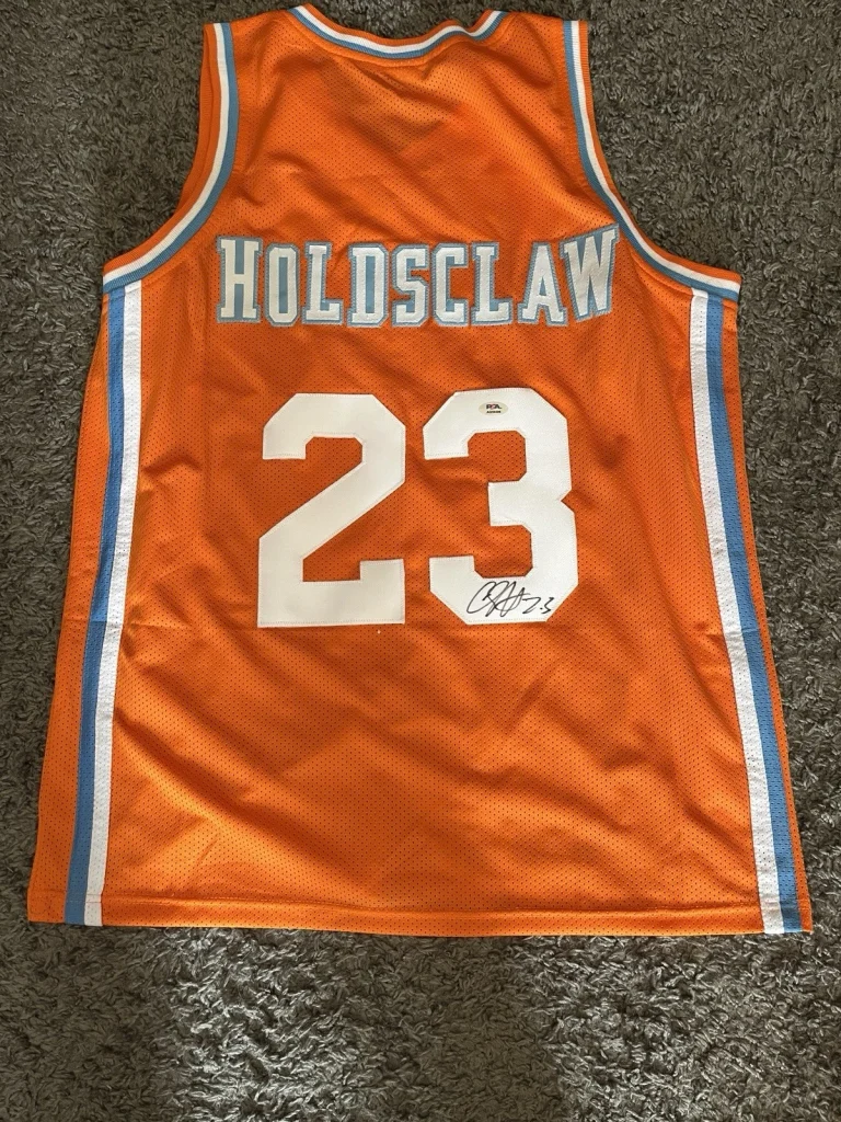 TENNESSEE VOLUNTEERS- CHAMIQUE HOLDSCLAW Signed/Autographed Jersey PSA HOF LEGEN