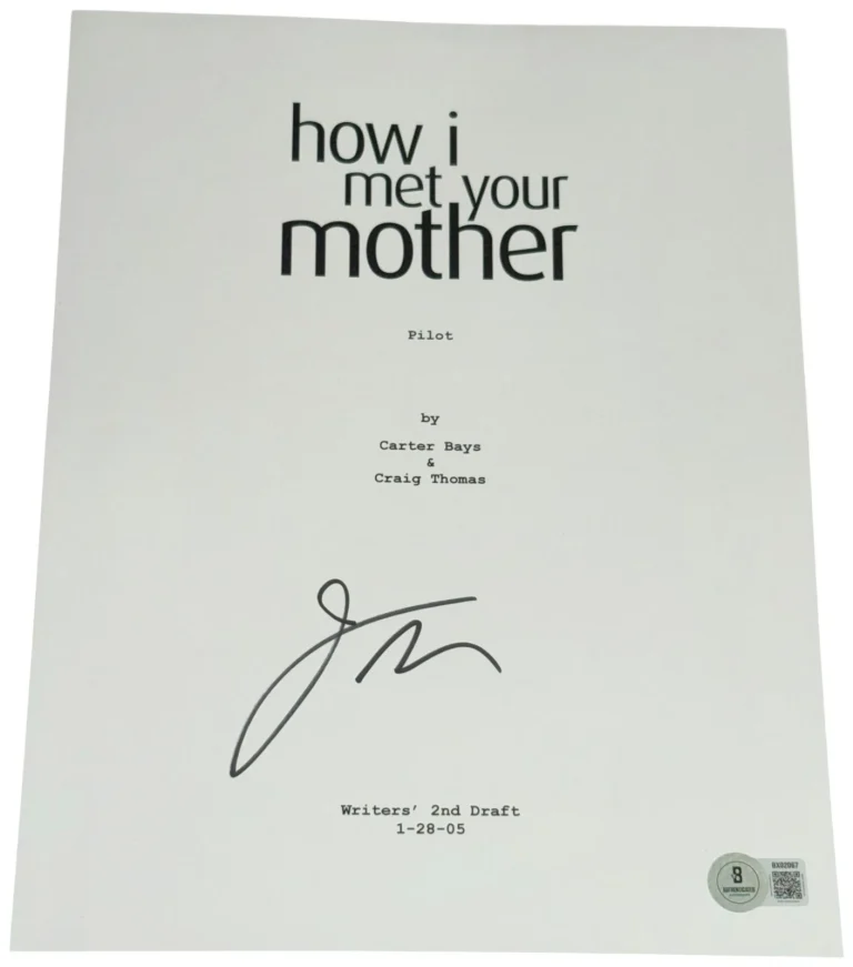 Jason Segel Signed How I Met Your Mother Pilot Full TV Script  Autograph Beckett