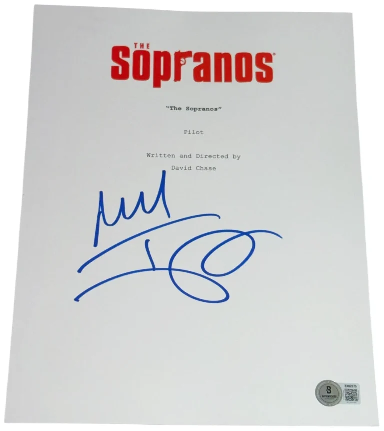 Michael Imperioli Signed Autograph The Sopranos Pilot Full TV Script Beckett BAS