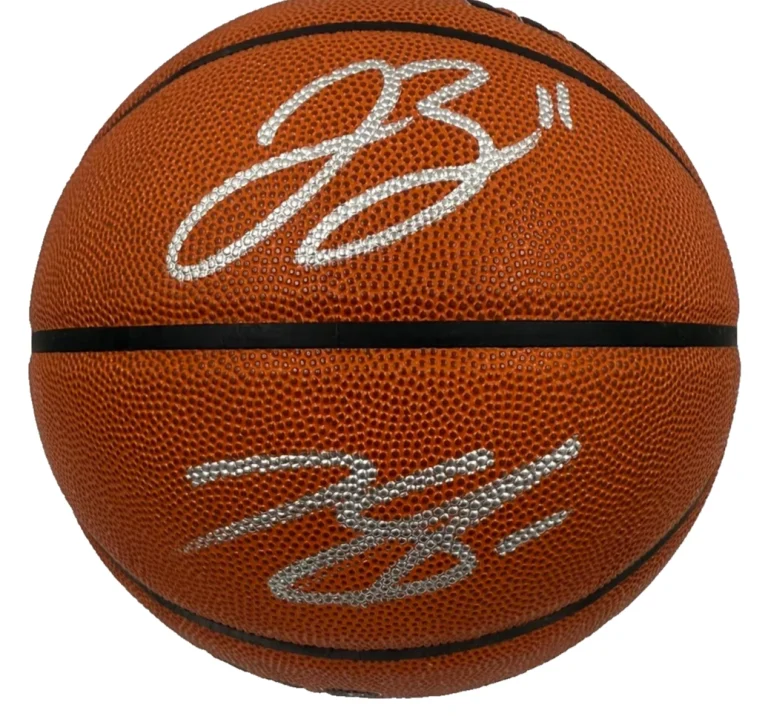 Jalen Brunson Towns Hart Bridges Signed NBA Basketball Knicks Fanatics Hologram