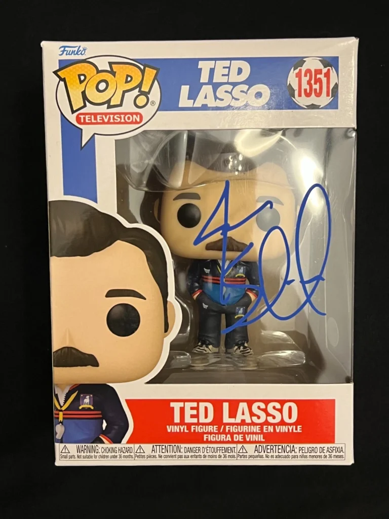 JASON SUDEIKIS TED LASSO 1351 SIGNED FUNKO POP AUTO TV SHOW SOCCER JSA COA