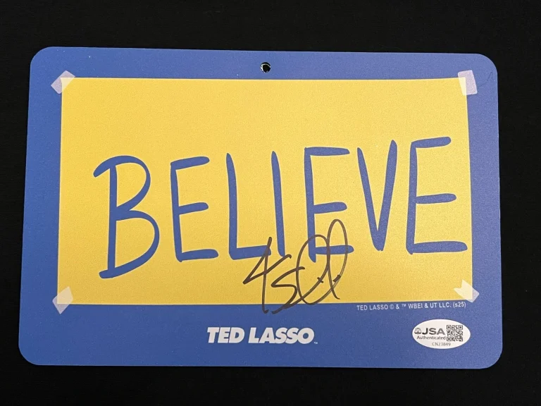 JASON SUDEIKIS SIGNED 8.25