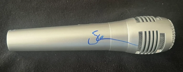 SIGNED MICROPHONE AUTO STEPHEN WILSON JR COUNTRY MUSIC STAR SINGER JSA COA