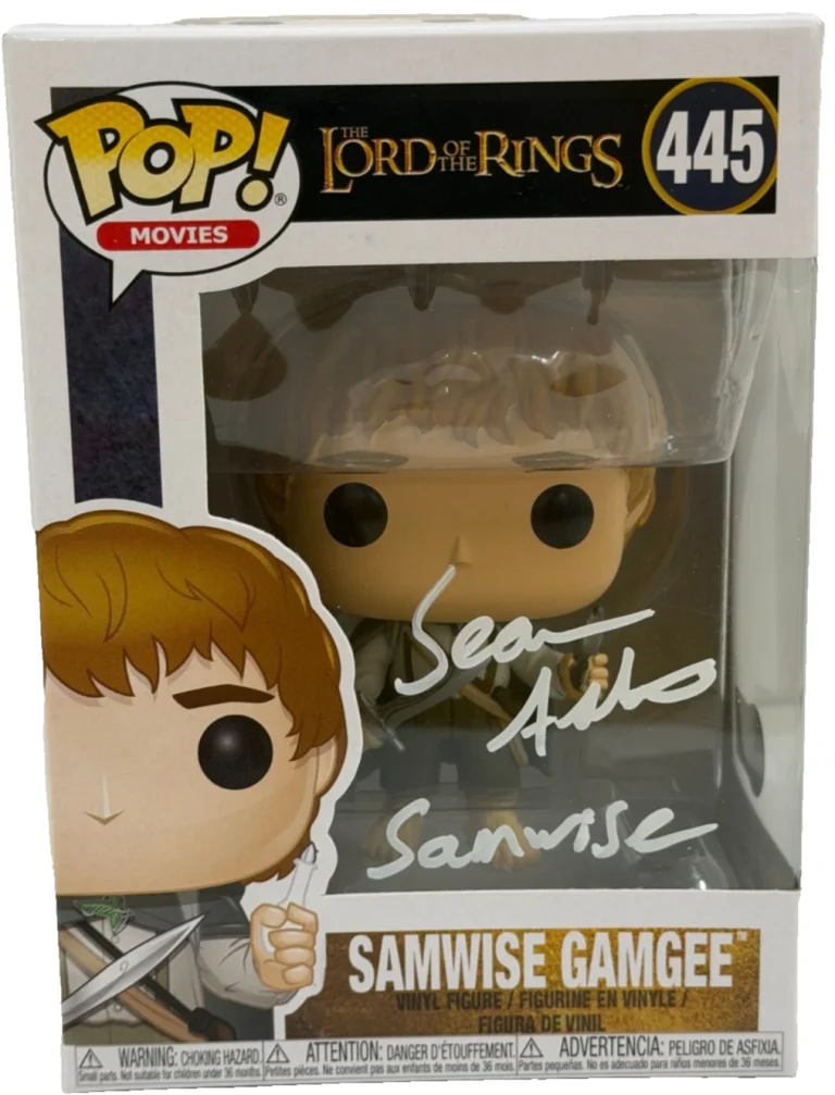 Sean Astin Signed Samwise Funko The Lord of the Rings Autograph Beckett