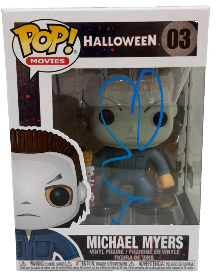 Jamie Lee Curtis Signed Michael Myers Funko Halloween Autograph Beckett