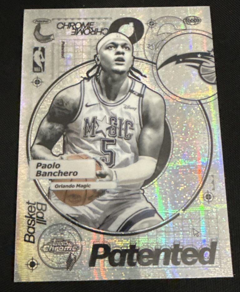 2025-2026 Topps Chrome Paolo Banchero Patented #PD-6 Orlando Magic