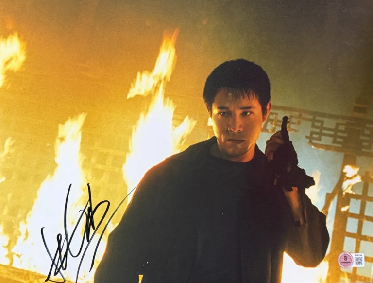 Jet Li Signed 11x14 Photo Romeo Must Die Authentic Autograph Beckett