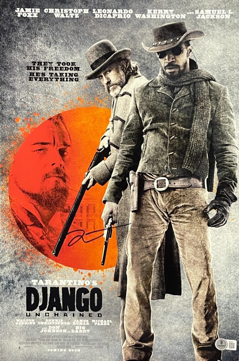 Quentin Tarantino Signed 12x18 Photo Django Unchained Autograph Beckett