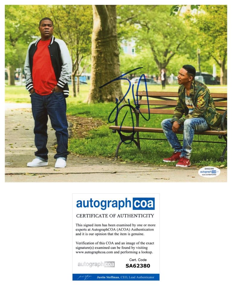 TRACY MORGAN SIGNED PHOTO COA AUTOGRAPHED RARE COMEDIAN SNL 30 ROCK Acoa