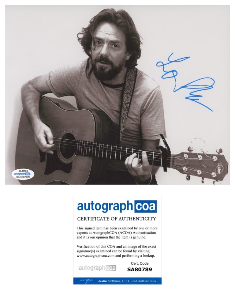 God Street Wine Lo Faber signed auto photo acoa certified