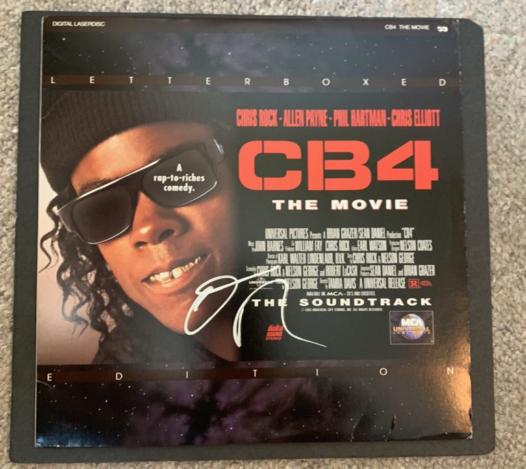 Chris Rock Signed Autographed CB4 Laserdisc Grown Ups JSA Coa