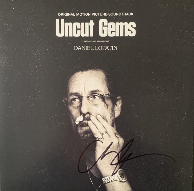 ADAM SANDLER signed autographed UNCUT GEMS VINYL soundtrack PSA/DNA COA MOVIE