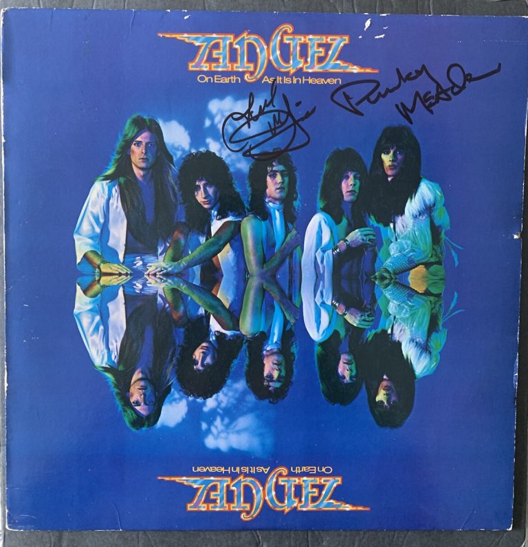 ANGEL SIGNED VINYL ON EARTH AS IT IS IN HEAVEN PUNKY MEADOWS PSA/DNA COA FRANK