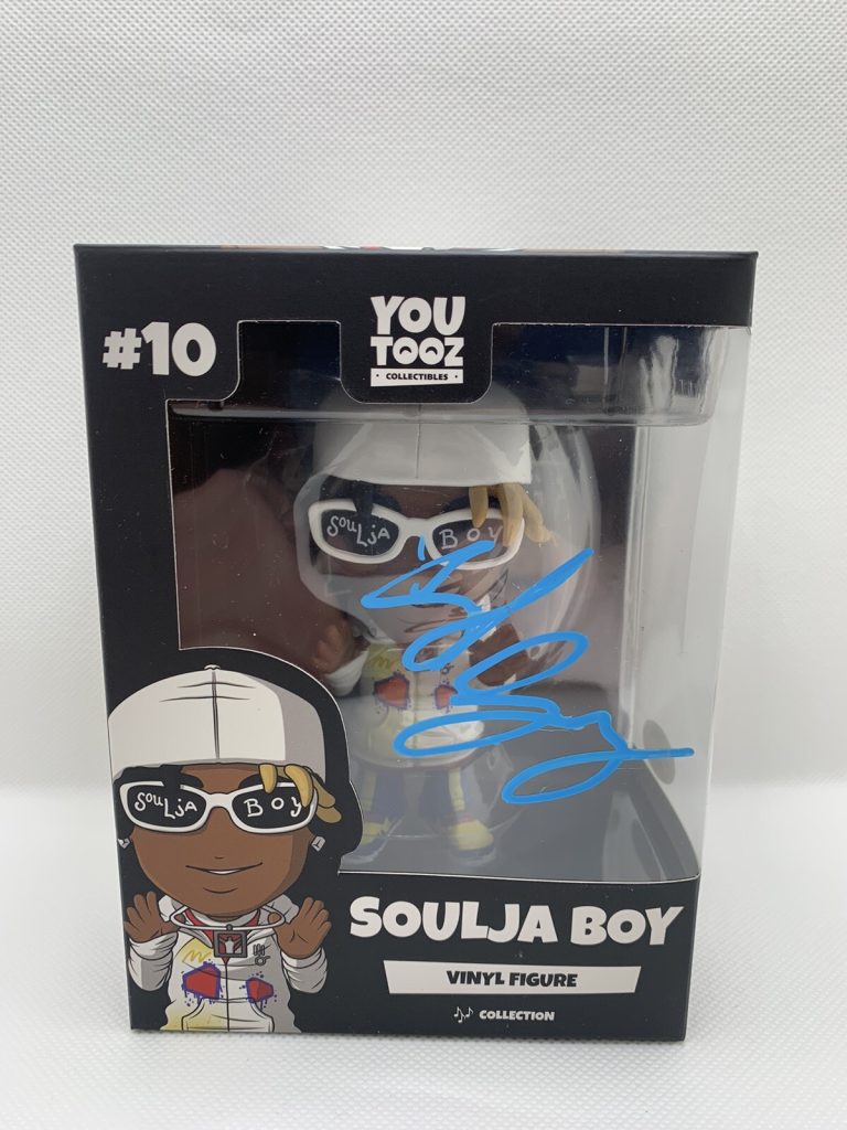 Soulja Boy Autographed You Tooz Crank Dat Signed Vinyl Pop Figure JSA Coa Rap