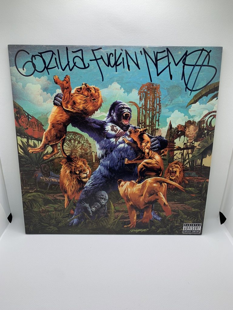 Gorilla Nems Signed Rise Of The Silverback Vinyl FYL autographed JSA COA Rap