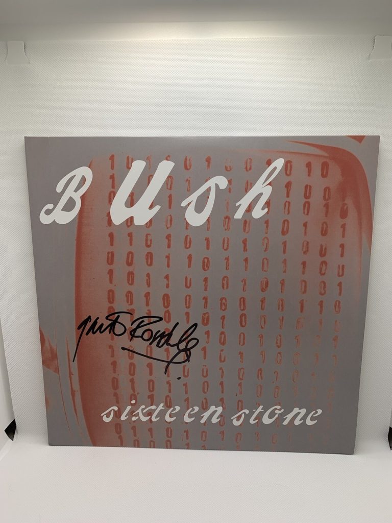 GAVIN ROSSDALE BUSH SIGNED VINYL AUTOGRAPHED SIXTEEN STONE  JSA  COA