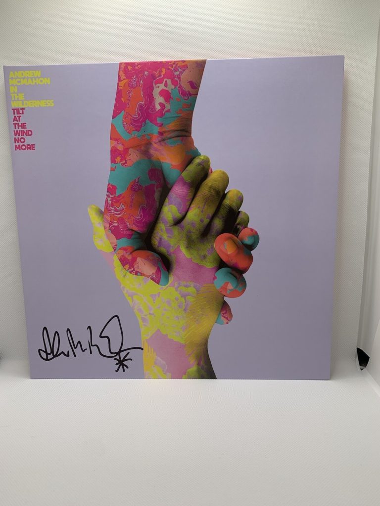 Andrew McMahon In The Wilderness Tilt At The Wind No More Signed Vinyl JSA COA