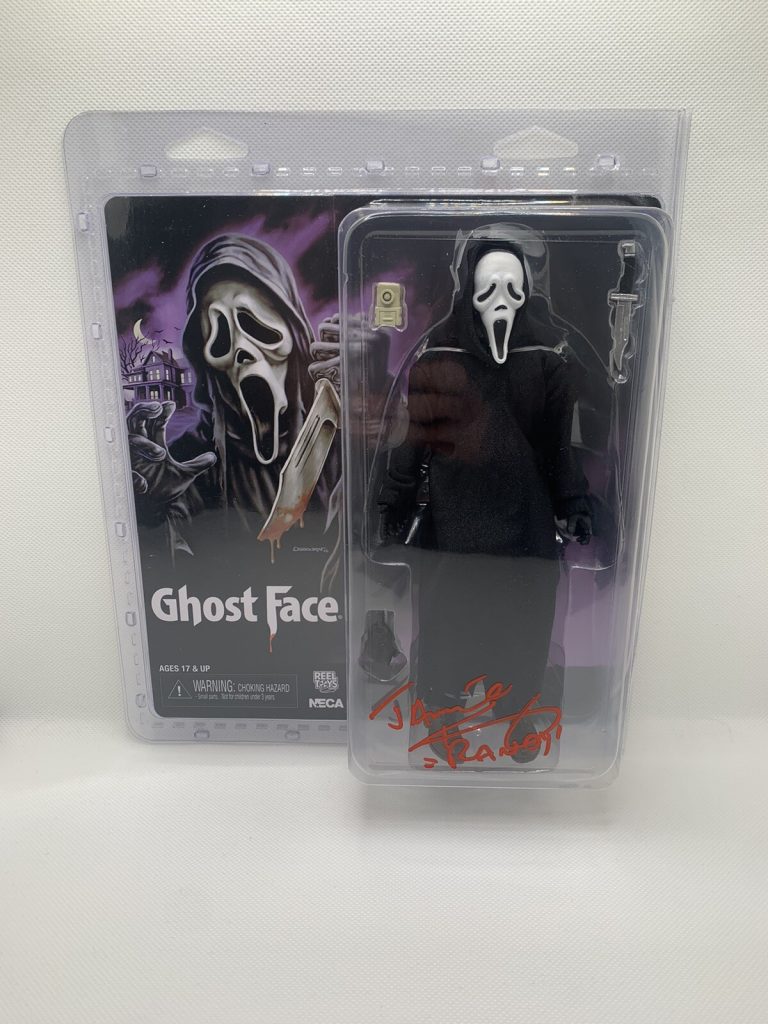 JAMIE KENNEDY SIGNED GHOSTFACE SCREAM FIGURE NECA RANDY AUTOGRAPHED JSA COA