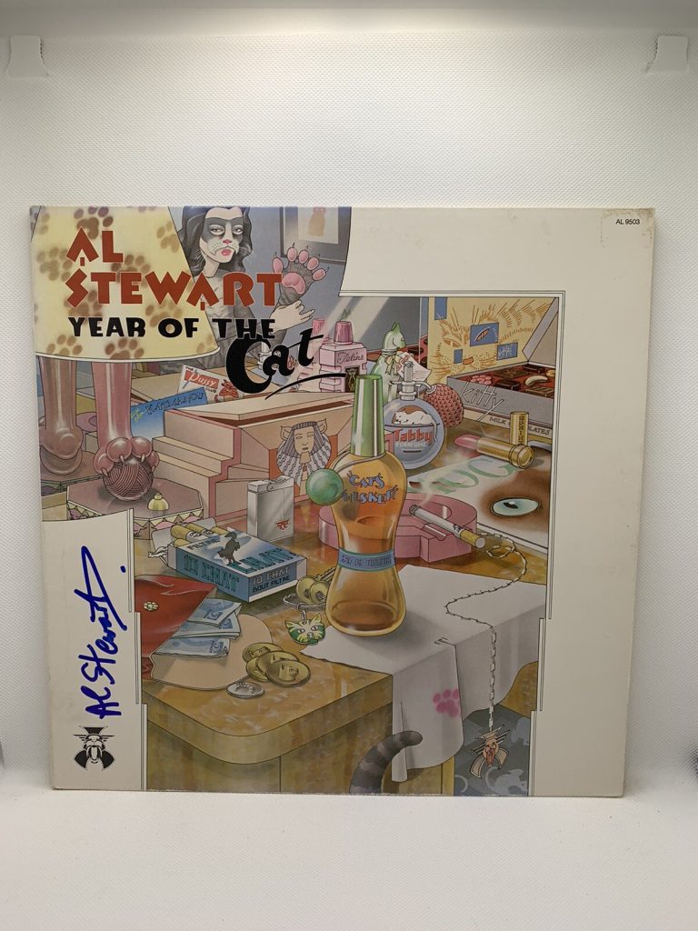 AL STEWART SIGNED YEAR OF THE CAT LP VINYL ALBUM JSA COA AUTOGRAPHED RECORD
