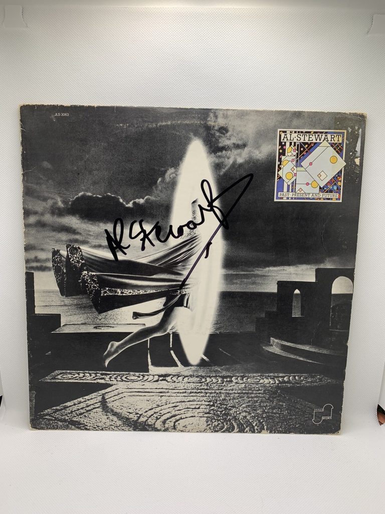 AL STEWART SIGNED PAST PRESENT AND FUTURE LP VINYL ALBUM JSA COA AUTOGRAPHED