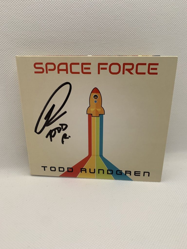 TODD RUNDGREN SIGNED SPACE FORCE CD NEW AND RARE! STFU AUTOGRAPHED JSA COA
