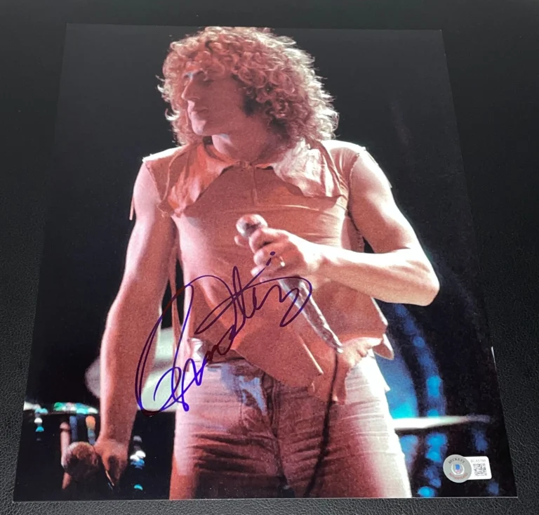 Roger Daltrey Signed Autograph 11x14 Photo Authentic The Who Tommy Beckett BAS E