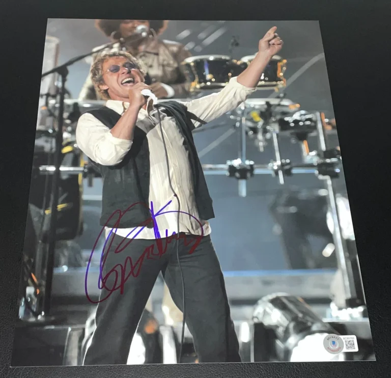 Roger Daltrey Signed Autograph 11x14 Photo Authentic The Who Tommy Beckett BAS F