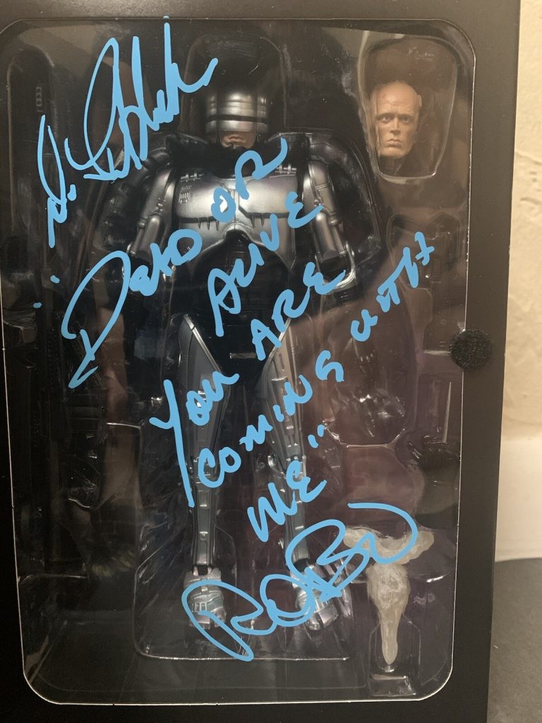 NECA Robocop Peter Weller signed  Ultimate 7