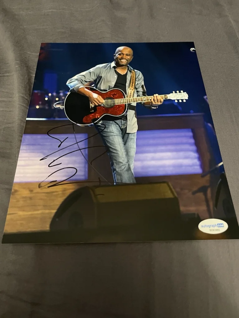 COUNTRY SINGER DARIUS RUCKER SIGNED PHOTO HOOTIE AND THE BLOWFISH ACOA COA AUTO