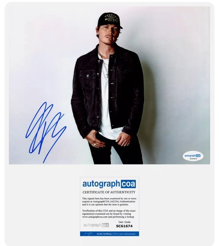 COUNTRY SINGER GEORGE BIRGE SIGNED AUTOGRAPHED PHOTO ACOA COA MIND ON YOU BEER