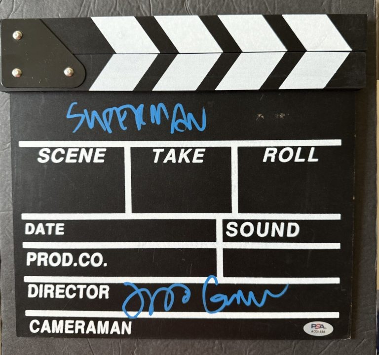 James Gunn Signed Autographed Director Clapboard Superman Movie Psa/Dna Coa