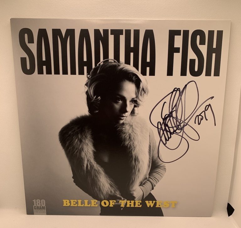 SAMANTHA FISH SIGNED VINYL BELLE OF THE WEST JSA COA AUTOGRAPHED BLUES RECORD