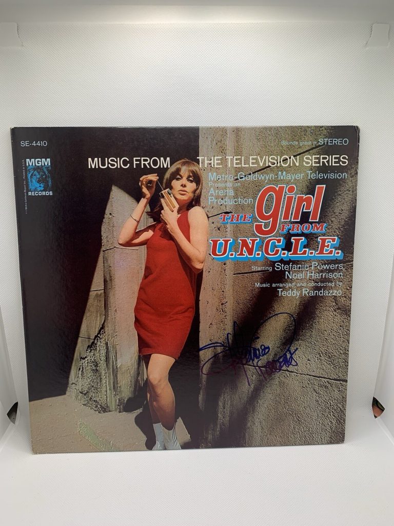 Stefanie Powers Signed Vinyl The Girl From U.N.C.L.E  Autographed JSA COA