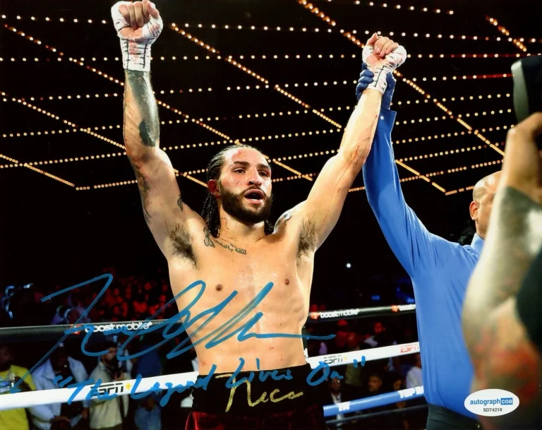 Nico Ali Walsh Signed Autographed Photo Inscribed 
