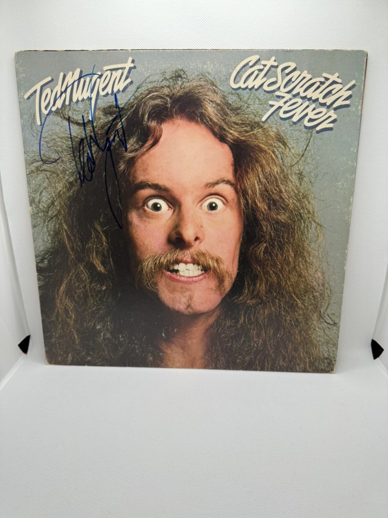 Ted Nugent Signed Vinyl Cat Scratch Fever Autographed JSA COA record Album Lp