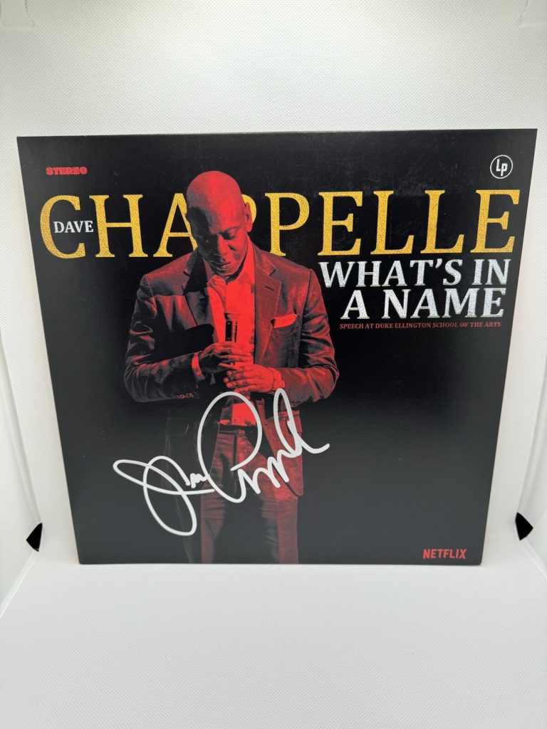 DAVE CHAPPELLE SIGNED WHAT'S IN A NAME VINYL JSA COA AUTOGRAPHED RECORD ALBUM