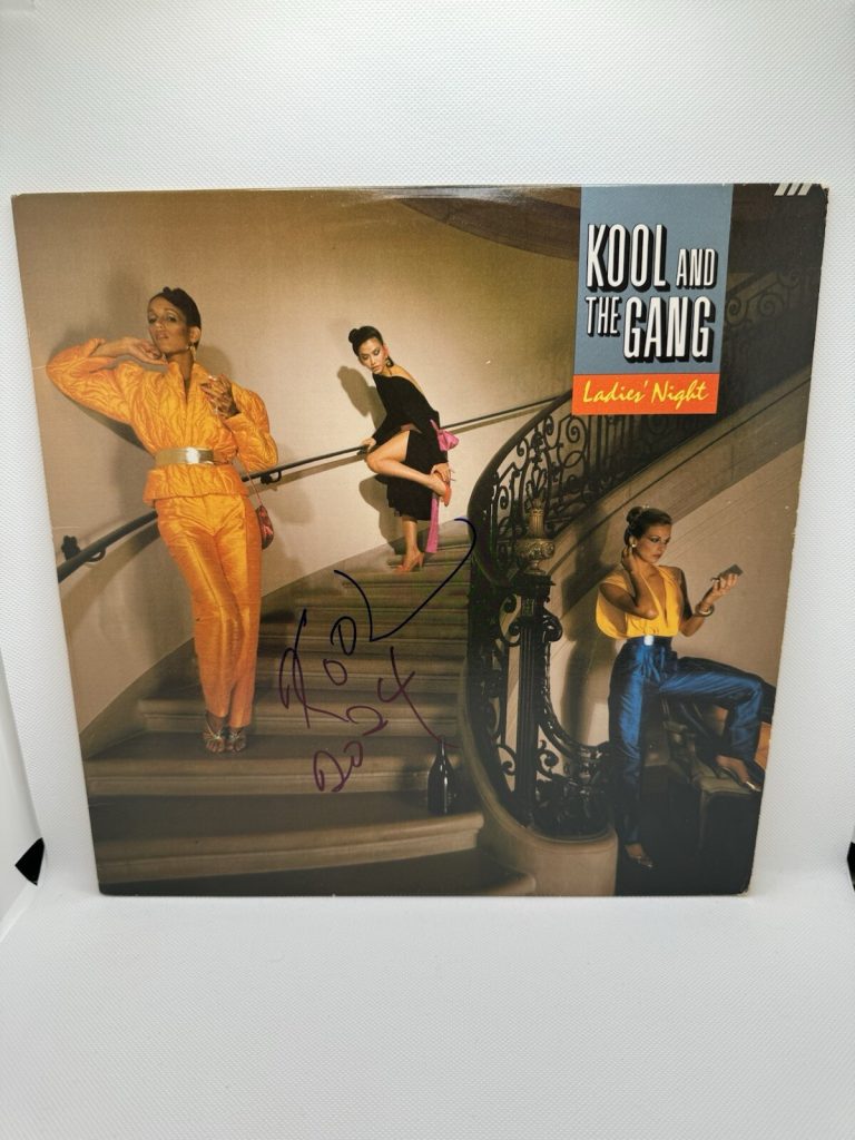 Robert Kool Bell Signed Kool & the Gang Ladies' Night Vinyl Album Record JSA COA