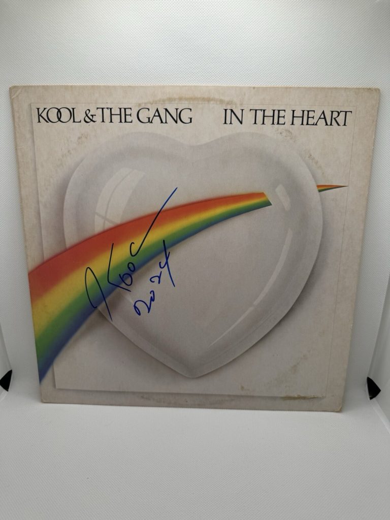 Robert Kool Bell Signed Kool & the Gang In The Heart Vinyl Album Record JSA COA