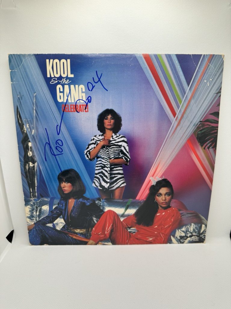 Robert Kool Bell Signed Kool & the Gang Celebrate Vinyl Album Record JSA COA Lp