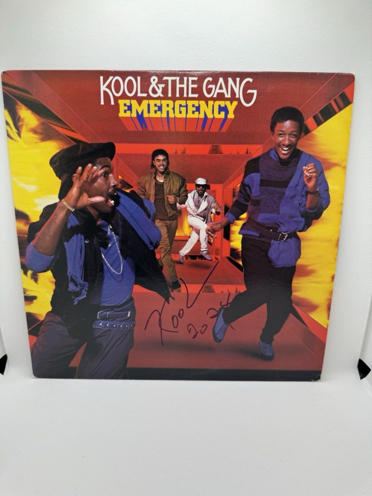 Robert Kool Bell Signed Kool & the Gang Emergency Vinyl Album Record JSA COA Lp