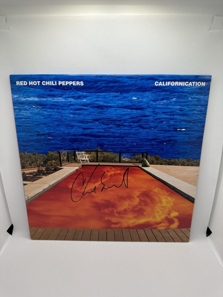 CHAD SMITH RED HOT CHILI PEPPERS SIGNED CALIFORNICATION VINYL AUTOGRAPHED JSA