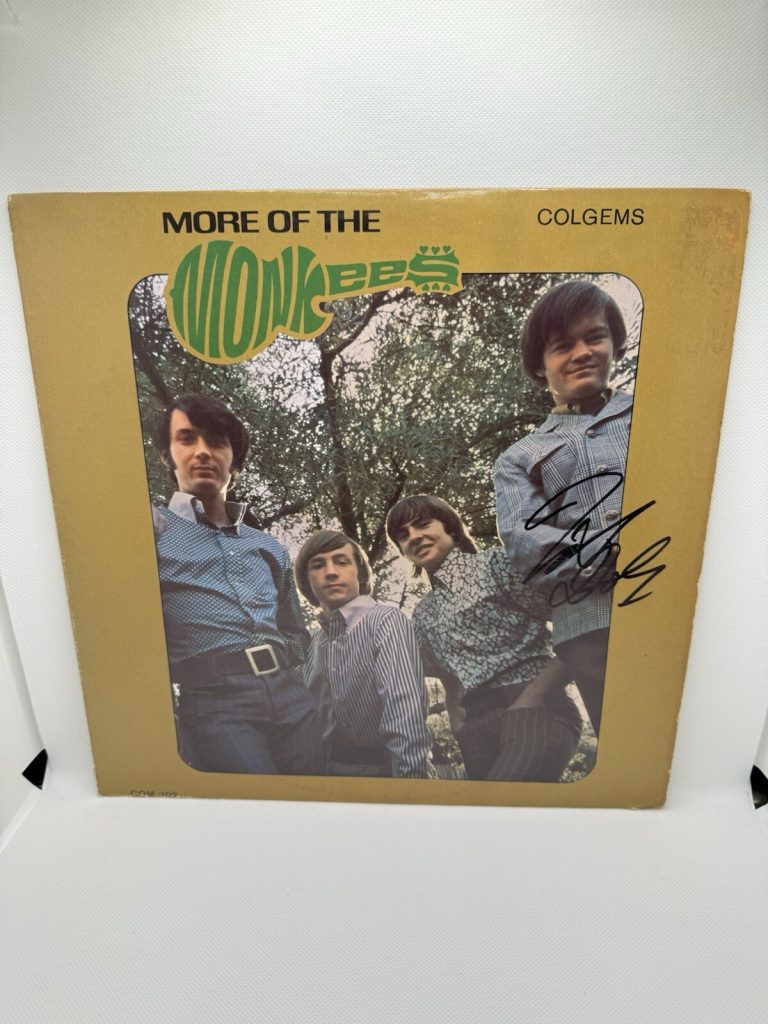 The Monkees Micky Dolenz Signed Vinyl More Of The Monkees Autographed JSA COA