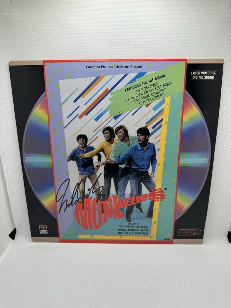 The Monkees Micky Dolenz Signed Laserdisc Tv Show JSA COA autographed
