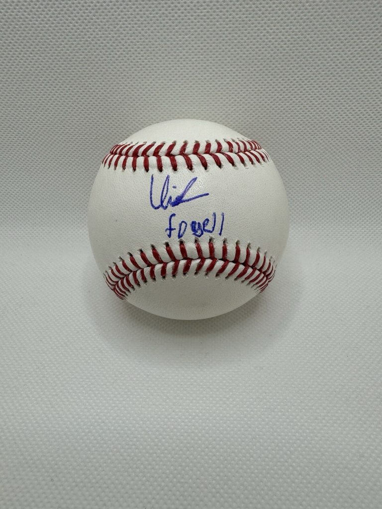 CHRISTOPHER MINTZ-PLASSE SIGNED ROMLB BASEBALL MCLOVIN AUTOGRAPHED JSA SUPERBAD